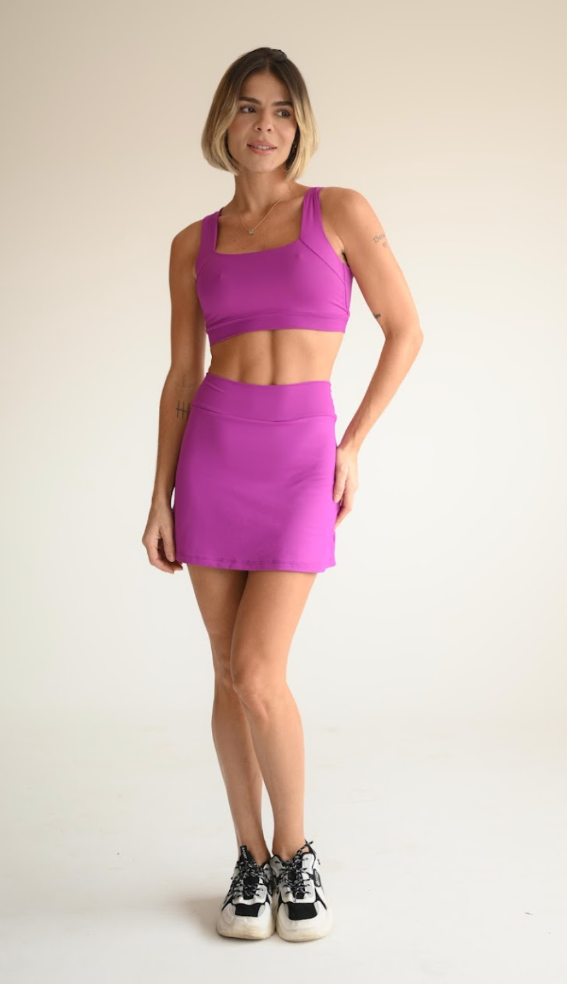 Short Saia Sofia - fúcsia