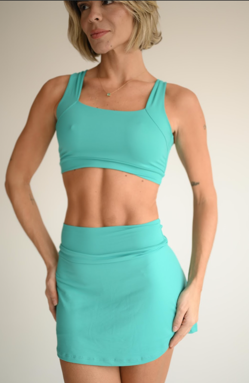 Short Saia Sofia - blue mist