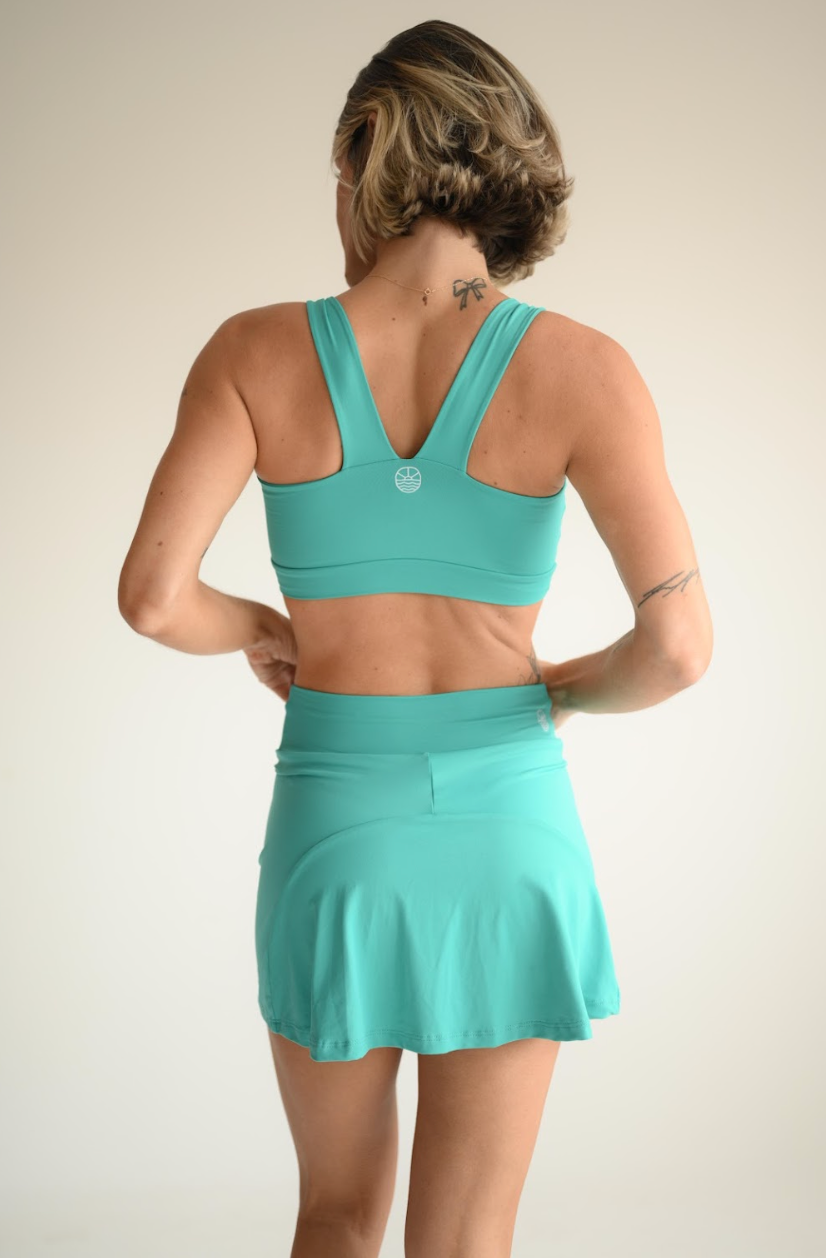 Short Saia Sofia - blue mist